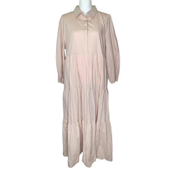 Pomander Place Sandstone Cotton Mabel Maxi Dress Size XL - Picture 3 of 8